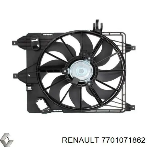7701071862 Renault (RVI) Electroventilador del motor