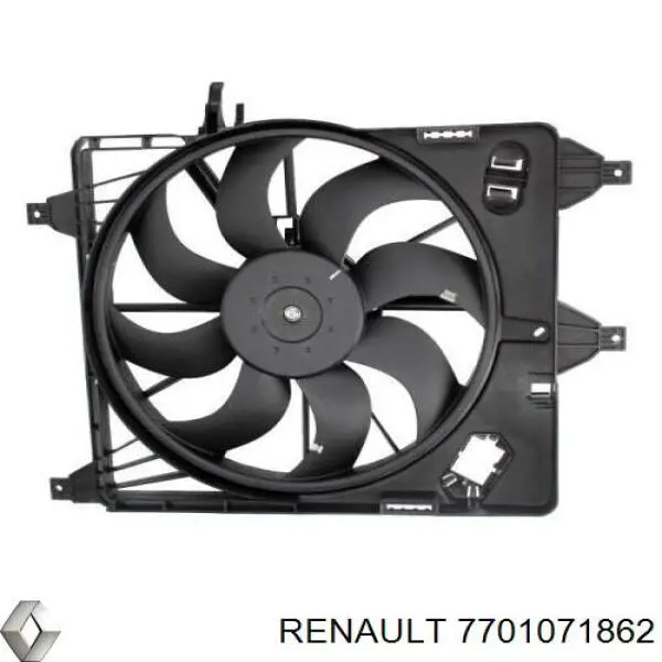 Ventilador de radiador Renault (RVI) 7701071862 precio, desde 54,50 EUR