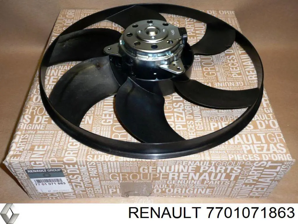7701071863 Renault (RVI) ventilador del motor