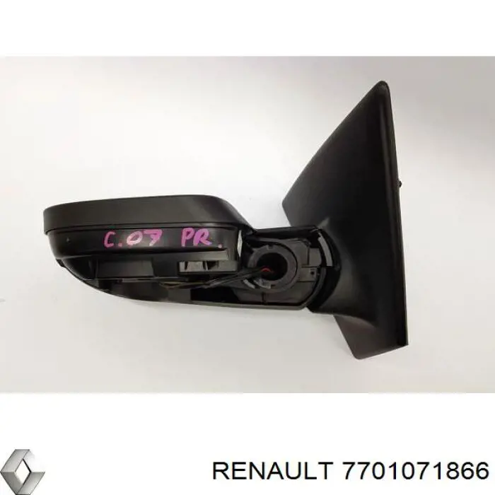 7701071866 Renault (RVI) espejo retrovisor derecho