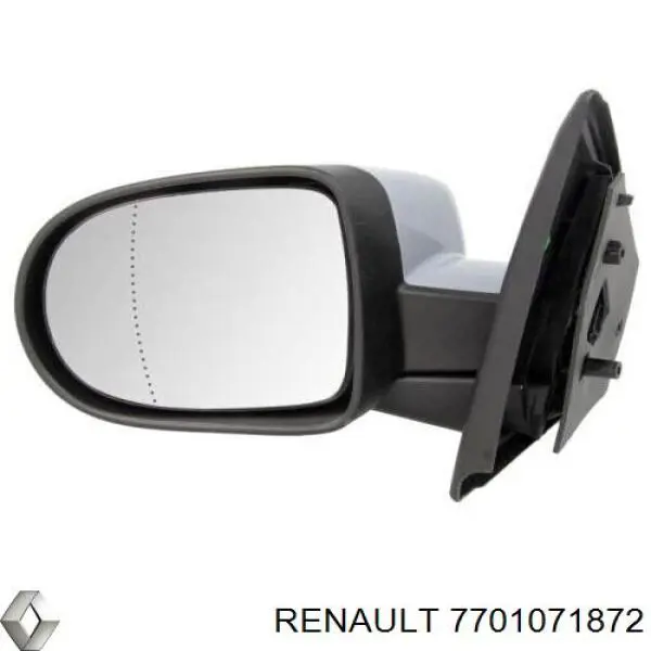 7701071872 Renault (RVI) espejo retrovisor izquierdo