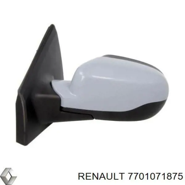 7701071875 Renault (RVI) cubierta de espejo retrovisor izquierdo