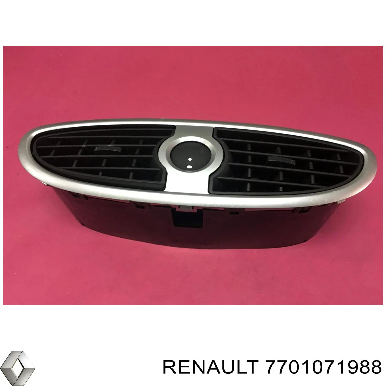 7701071988 Renault (RVI) rejilla aireadora de salpicadero