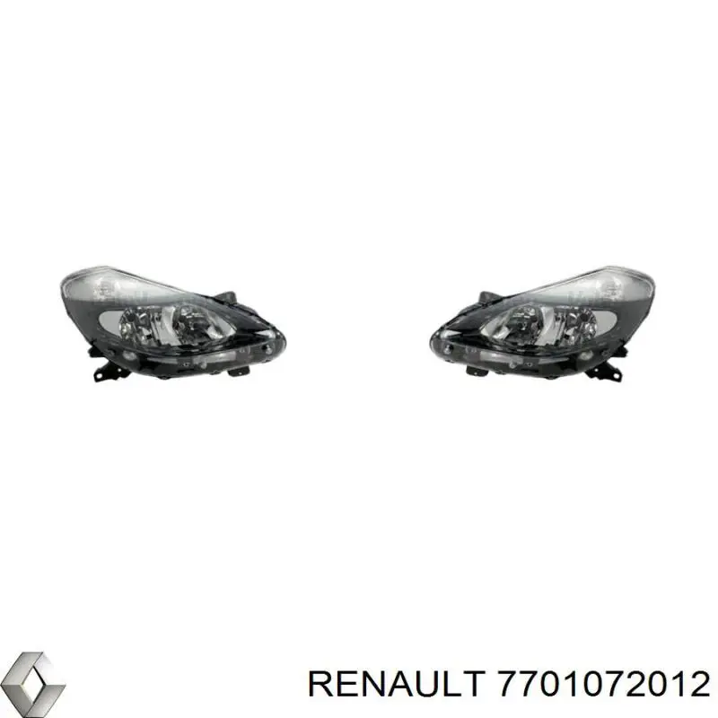 7701072012 Renault (RVI) faro izquierdo