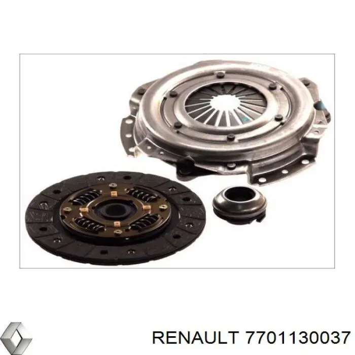 7701130037 Renault (RVI) kit de embrague (3 partes)