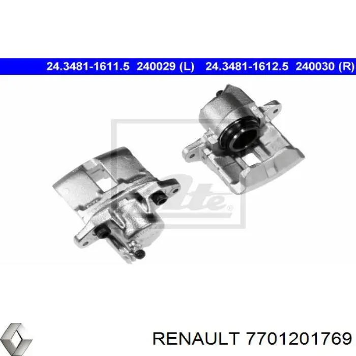 Pinza de freno delantera izquierda Renault (RVI) 7701201769 precio, desde 64,10 USD