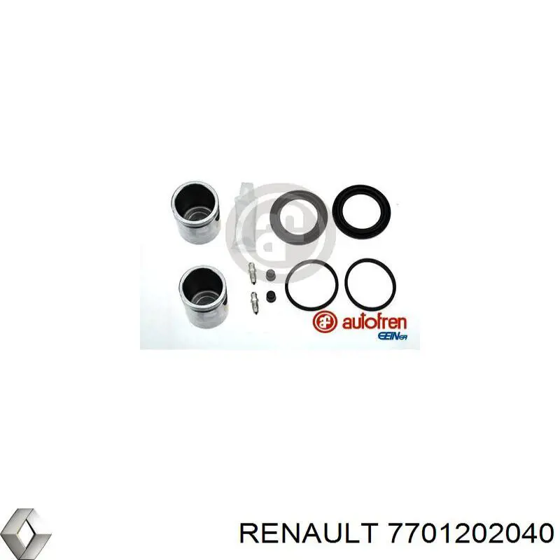 Kit de reparación, pinza de freno delantero para Renault Trafic (TXX)