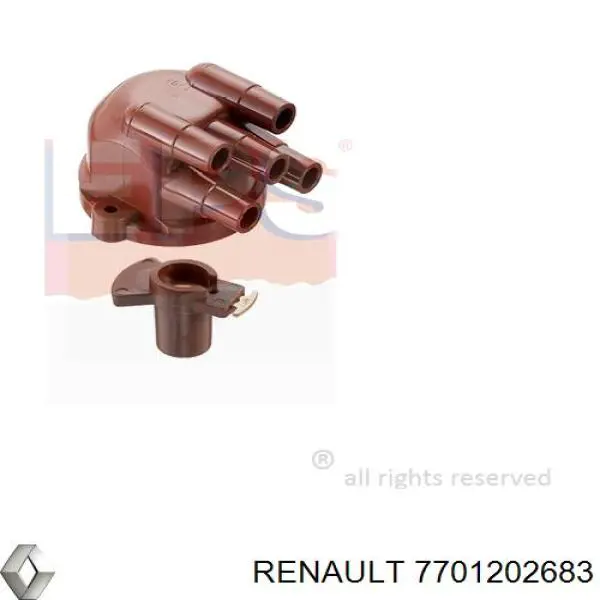 7701202683 Renault (RVI) Tapa distribuidor