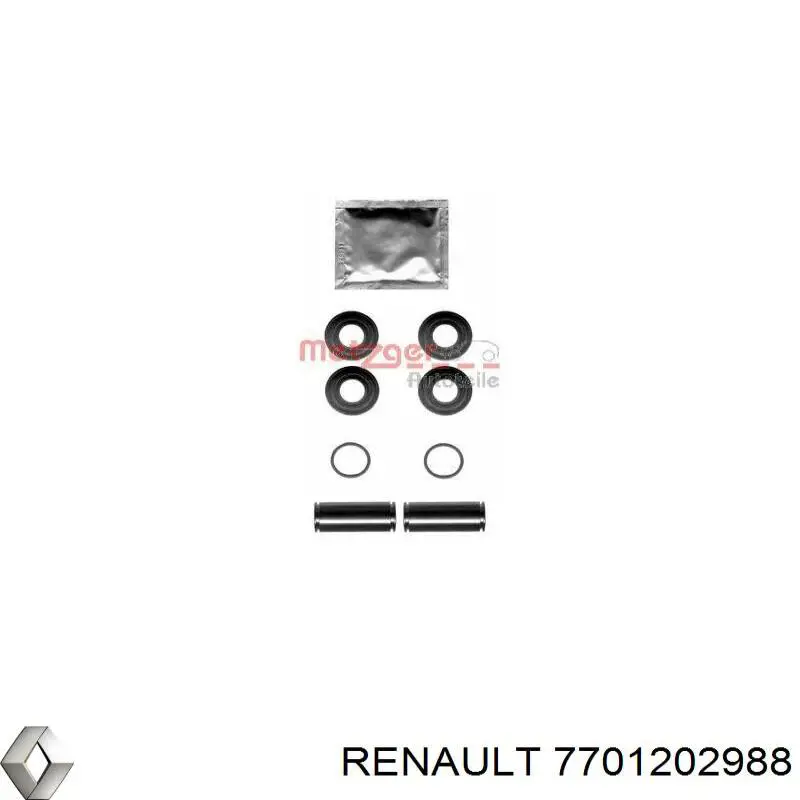 Kit de reparación de pinzas de freno 7701201467 Renault (RVI)