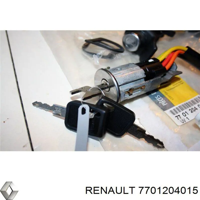 Comprar 7701204015 Renault (RVI) Juego de cerradura de puertas y encendido con llaves