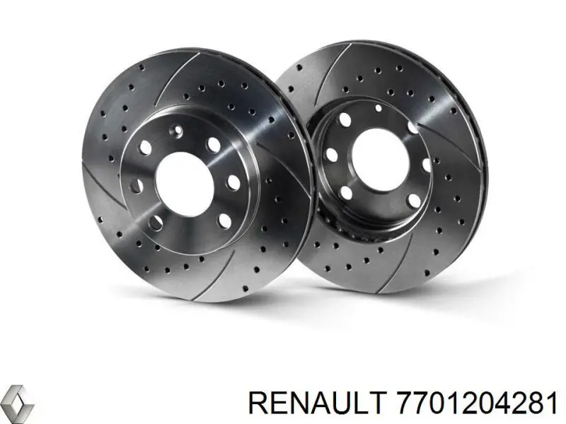 Disco de freno 7701204281 Renault (RVI)
