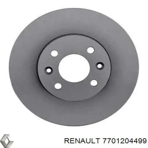 7701204499 Renault (RVI) freno de disco delantero