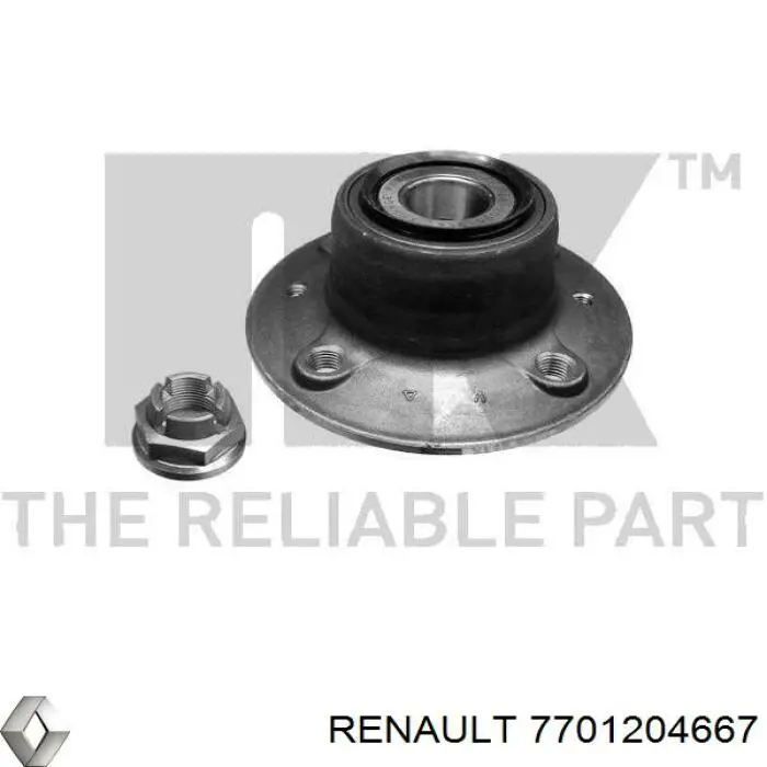 Buje de rueda Renault (RVI) 7701204667 precio, desde 43,97 EUR