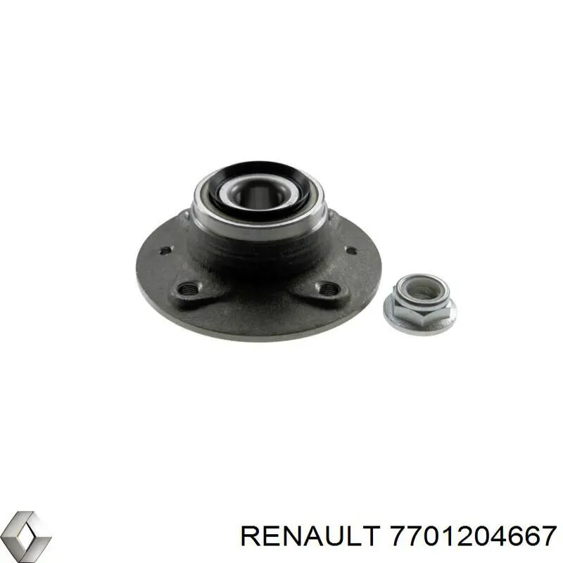Comprar 7701204667 Renault (RVI) Cubo de rueda, Eje trasero