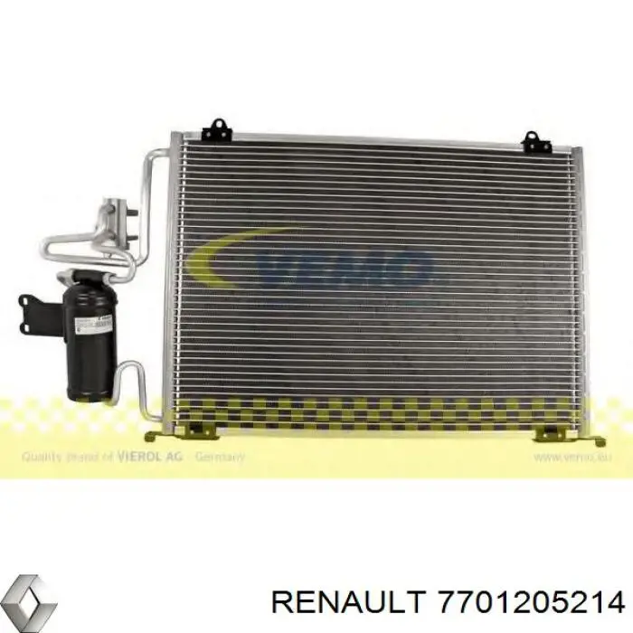 Aire acondicionado capacitor Renault (RVI) 7701205214 precio, desde 201,23 EUR