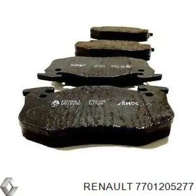 Pastillas freno delanteras Renault (RVI) 7701205277 precio, desde 19,74 EUR