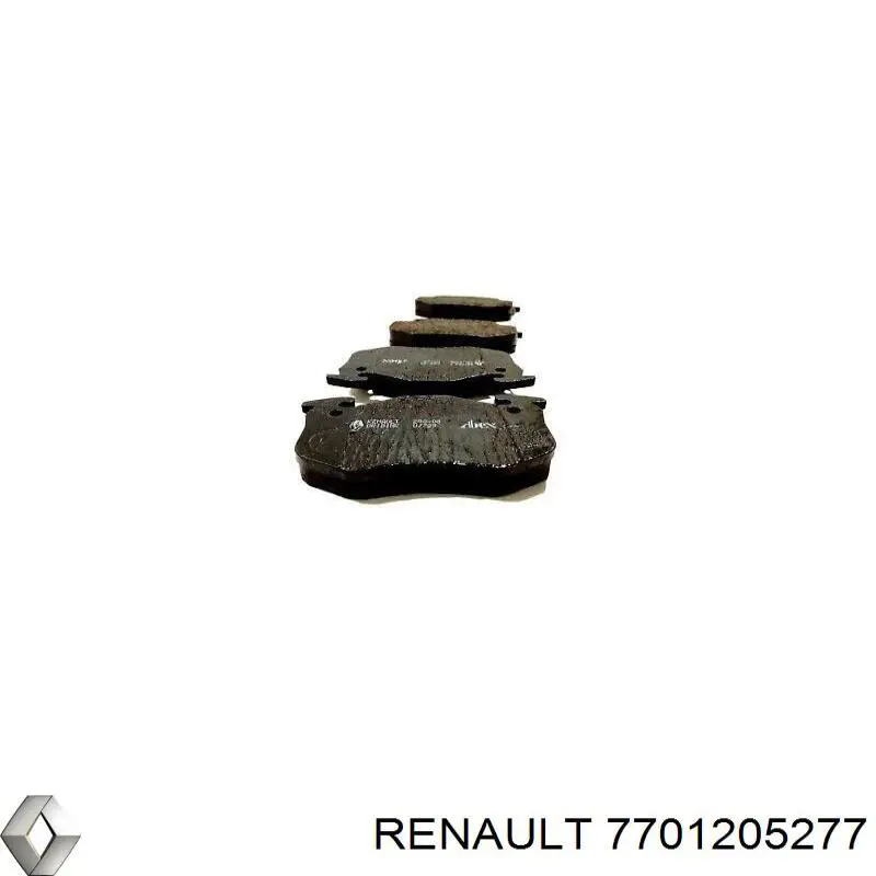 Comprar 7701205277 Renault (RVI) Pastillas delanteras de freno