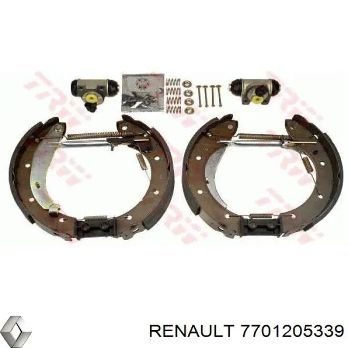 Zapatas de freno de tambor traseras Renault (RVI) 7701205339 precio, desde 33,03 EUR