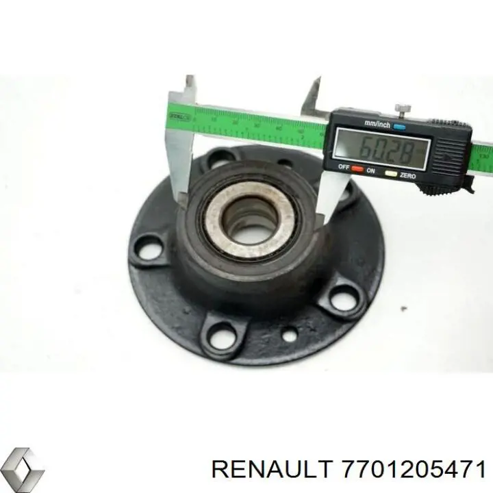 7701205471 Renault (RVI) cubo de rueda trasero