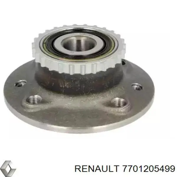7701205499 Renault (RVI) cubo de rueda trasero