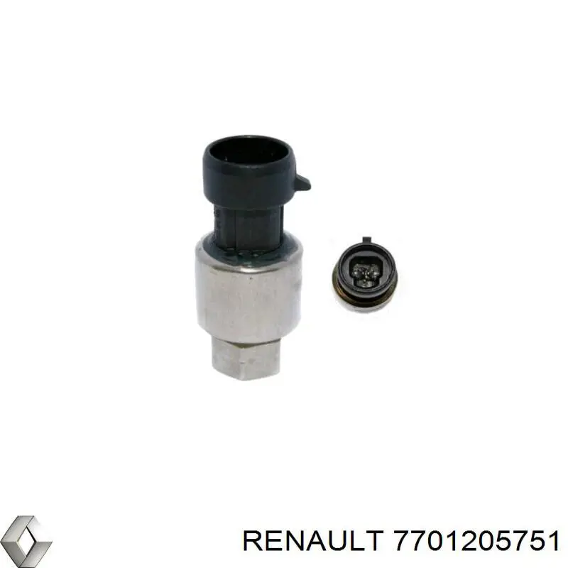 Sensor de presion de aire acondicionado 7701205751 Renault (RVI)