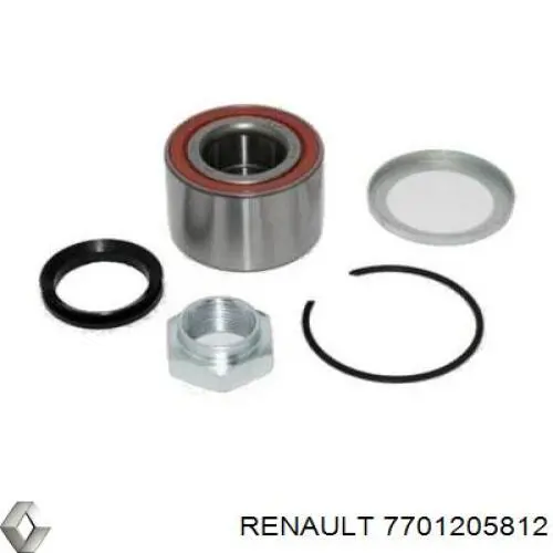 Cojinete de rueda trasero Citroen C3 1 FC