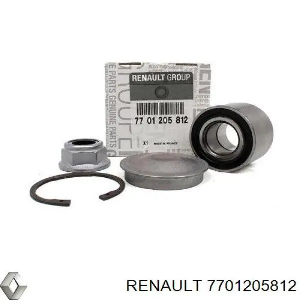 7701205812 Renault (RVI) cojinete de rueda trasero
