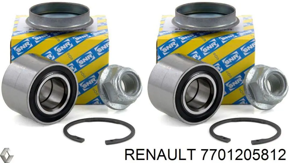 Cojinete de rueda trasero Citroen C3 1 FC