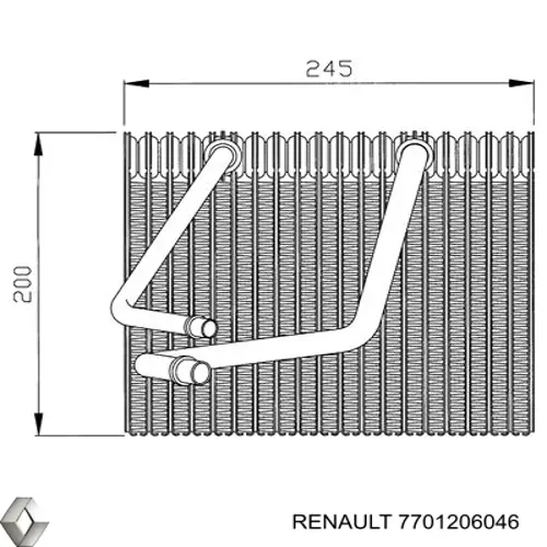 Evaporador de aire acondicionado Renault (RVI) 7701206046 precio, desde 88,68 EUR