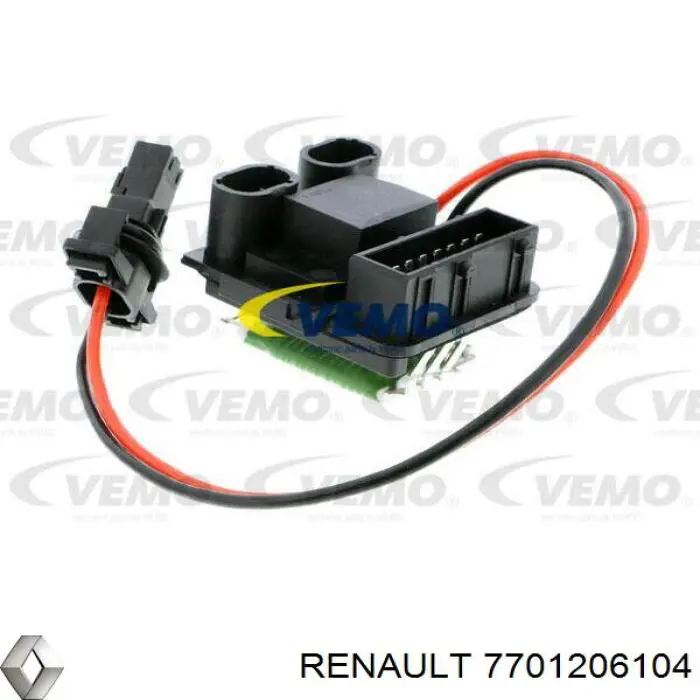 Resistencia de Ventilador Renault (RVI) 7701206104 precio, desde 35,78 EUR