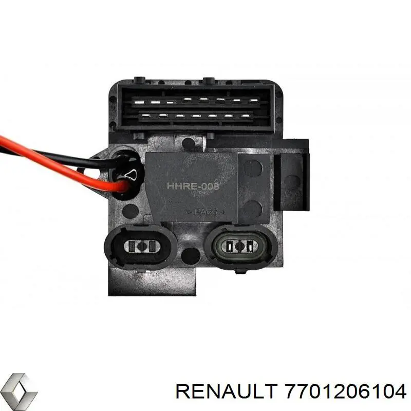 Resitencia, ventilador habitáculo Renault (RVI) 7701206104