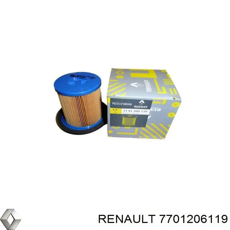 7701206119 Renault (RVI) filtro combustible
