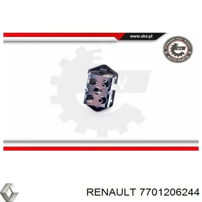 Resistencia de motor, ventilador aire acondicionado para Renault Megane (LM0)