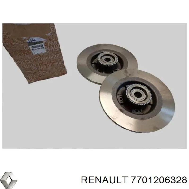 Disco de freno trasero Renault (RVI) 7701206328 precio, desde 49,01 EUR