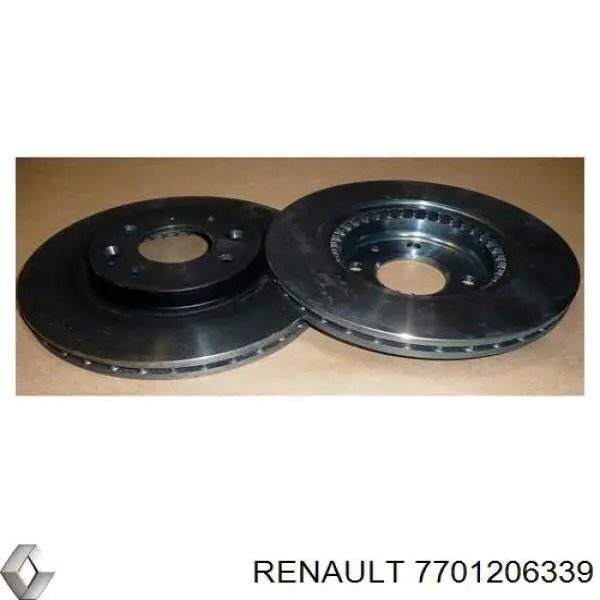 7701206339 Renault (RVI) disco de freno delantero