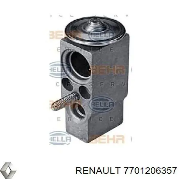 Comprar 7701206357 Renault (RVI) Válvula TRV del aire acondicionado