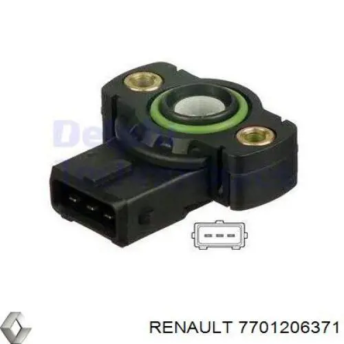 Comprar 7701206371 Renault (RVI) Sensor tps