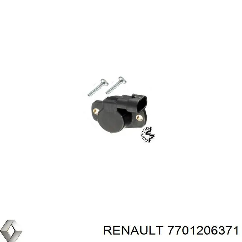 Sensor, posición mariposa Renault (RVI) 7701206371 precio, desde 16,59 EUR