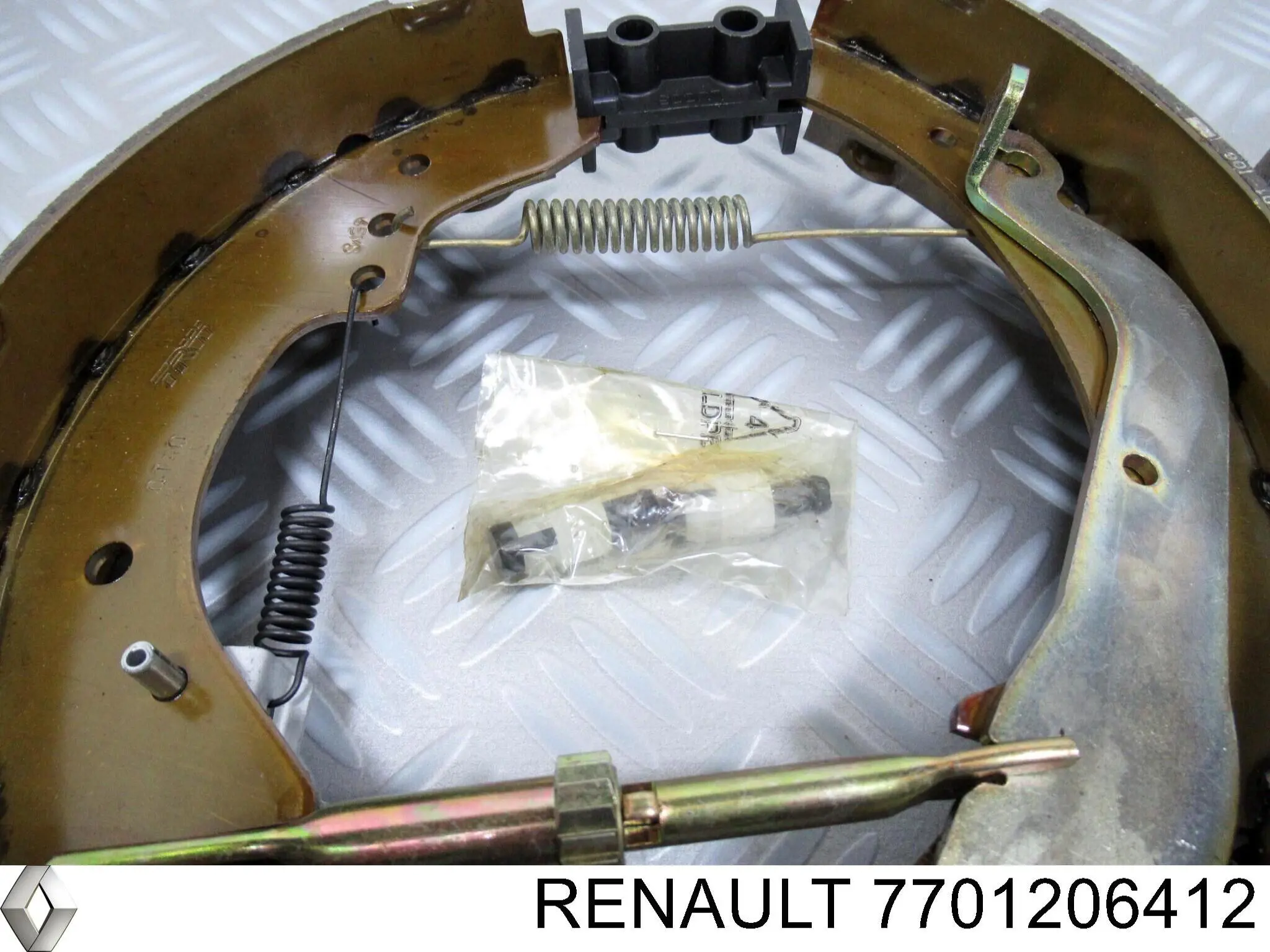 7701206412 Renault (RVI) kit de frenos de tambor, con cilindros, completo