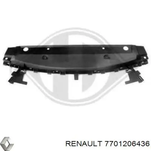 Rejilla de antinieblas, parachoques delantero RENAULT 7701206436