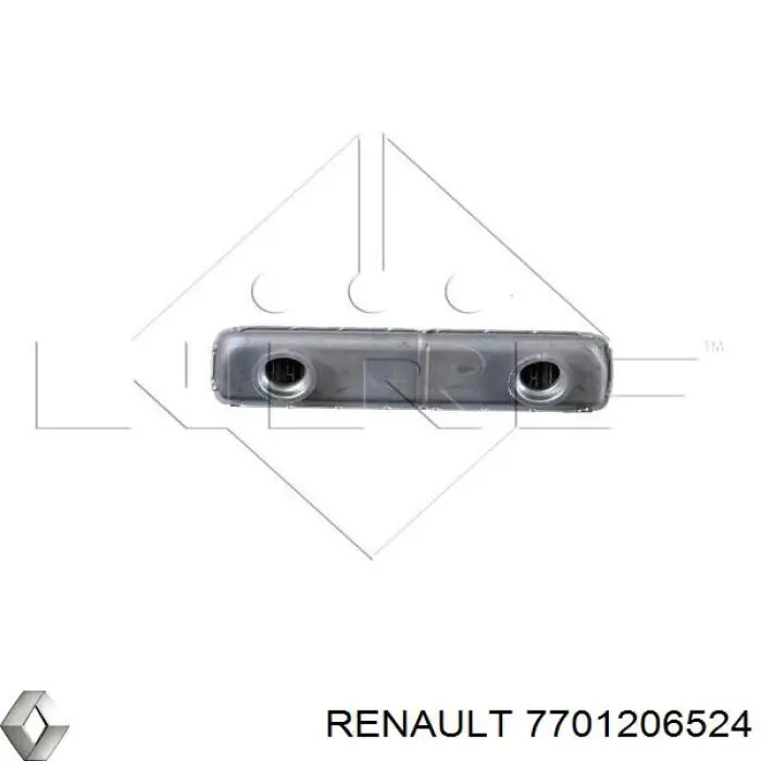 7701206524 Renault (RVI) radiador de calefacción