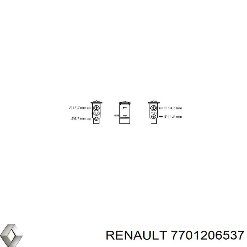 7701206537 Renault (RVI)