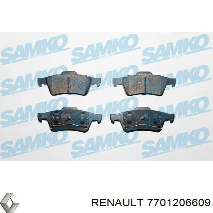 Pastillas de freno traseras Renault Espace 4 JK0