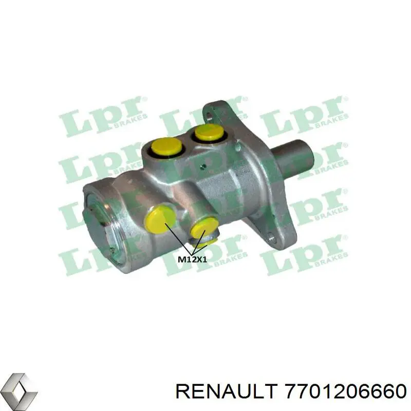 Cilindro principal de freno para Renault Laguna (BG0)