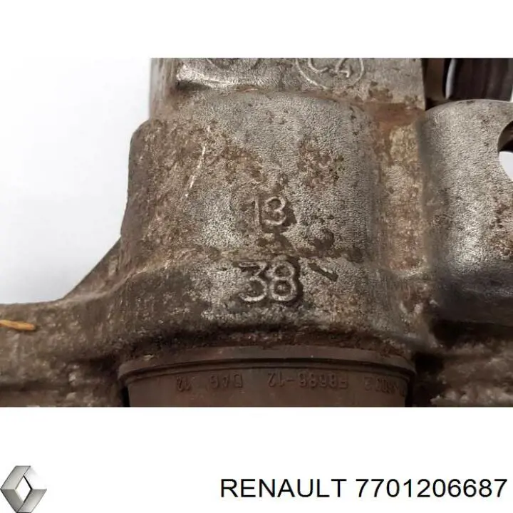 Soporte de la pinza de freno trasera Renault (RVI) 7701206687 precio, desde 108,86 EUR