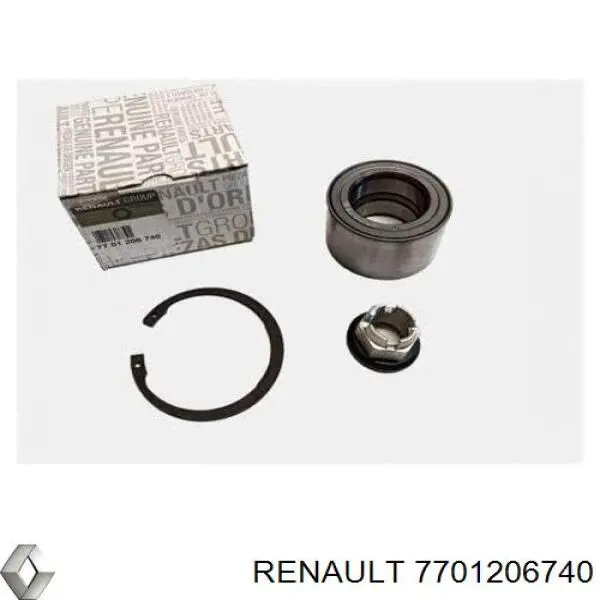 7701206740 Renault (RVI) cojinete de rueda delantero