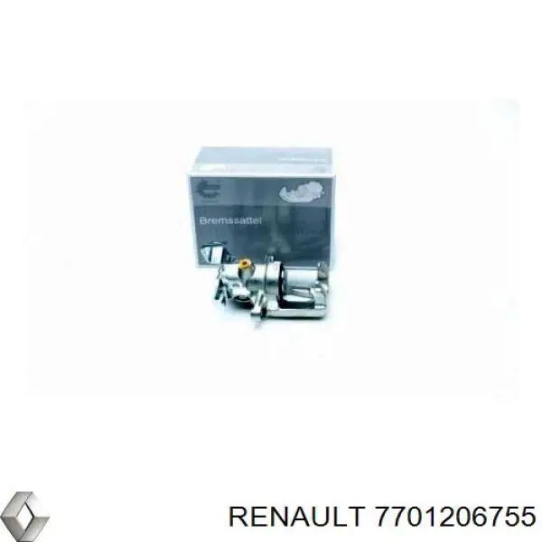7701206755 Renault (RVI) pinza de freno trasero derecho