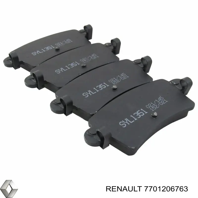 Comprar 7701206763 Renault (RVI) Pastillas de freno traseras