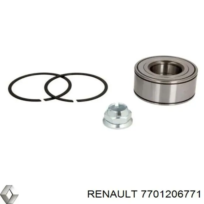 Comprar 7701206771 Renault (RVI) Cojinete de cubo delantero/trasero