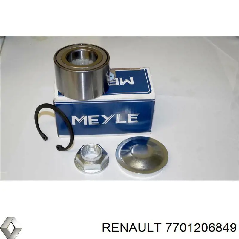 7701206849 Renault (RVI) Freno de disco trasero